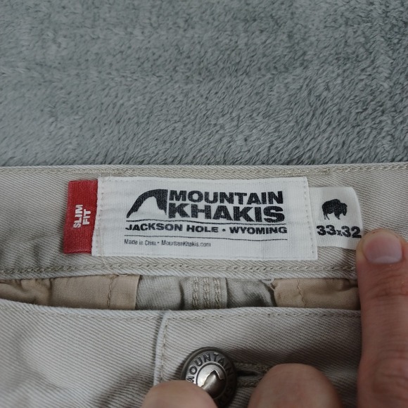 Mountain Khakis Pants Mens 31x31 Brown Slim Fit Cotton Casual Outdoor - Picture 4 of 9
